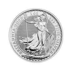 1oz Silver Britannia Coin - Mixed Dated
